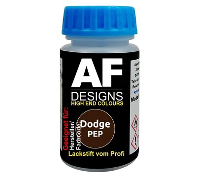Lackstift für Dodge PEP Deep Auburn Perl schnelltrocknend Tupflack Autolack