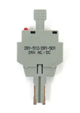 Wago 281-512/281-501 Fuse Plug for Terminal Block 24V AC/DC (New No Box)