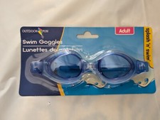 Swim goggles adult by Outdoor Fun Splash 'n' Swim Blue with adjustable strap