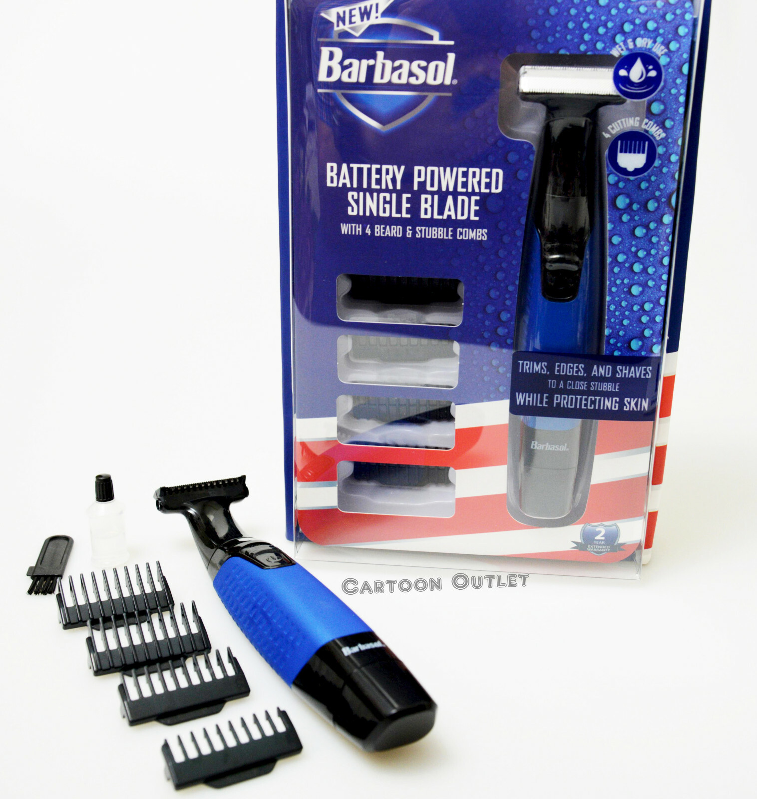 Machine Kit Beard Hair Cut Clipper Trimmer Edge Set Gift
