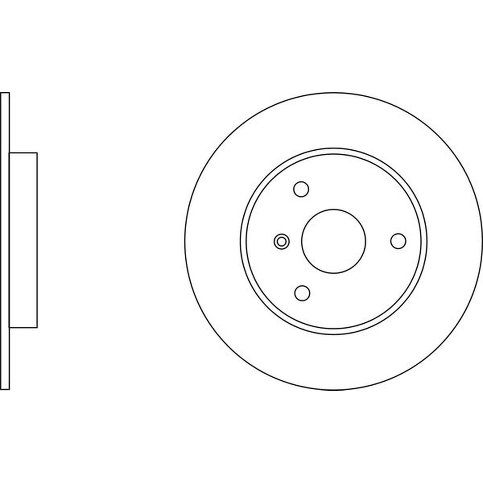 Apec Blue Brake Disc Front SDK6261 for Smart City Crossblade Fortwo Roadster
