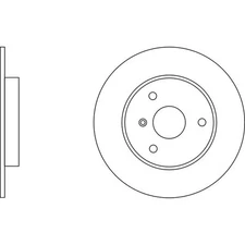 Apec Blue Brake Disc Front SDK6261 for Smart City Crossblade Fortwo Roadster