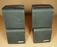 Bose Double Dual Cube Two Speakers Acoustimass Lifestyle Mountable Surround 
