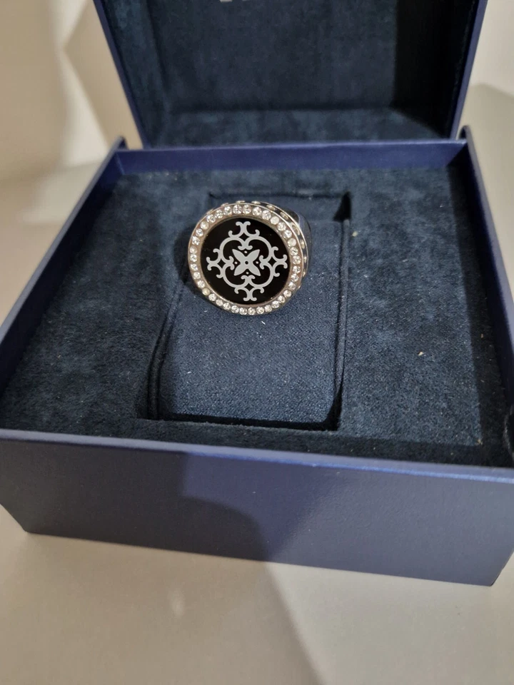 Anello Brosway unisex in argento 925 e pietre brillanti in ottime condizioni - Immagine 2 di 4