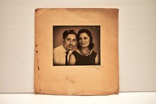 Vintage Hamilton Studios Photo Parsi Couple Environ 1950 Ballard Estate