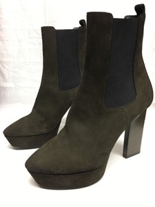 olive green platform heels