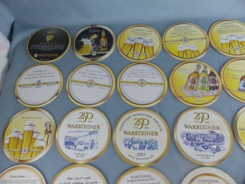 Lot de 62 SOUS BOCK différents WARSTEINER beer mats bierviltje Bierdeckel D71 - Picture 3 of 8