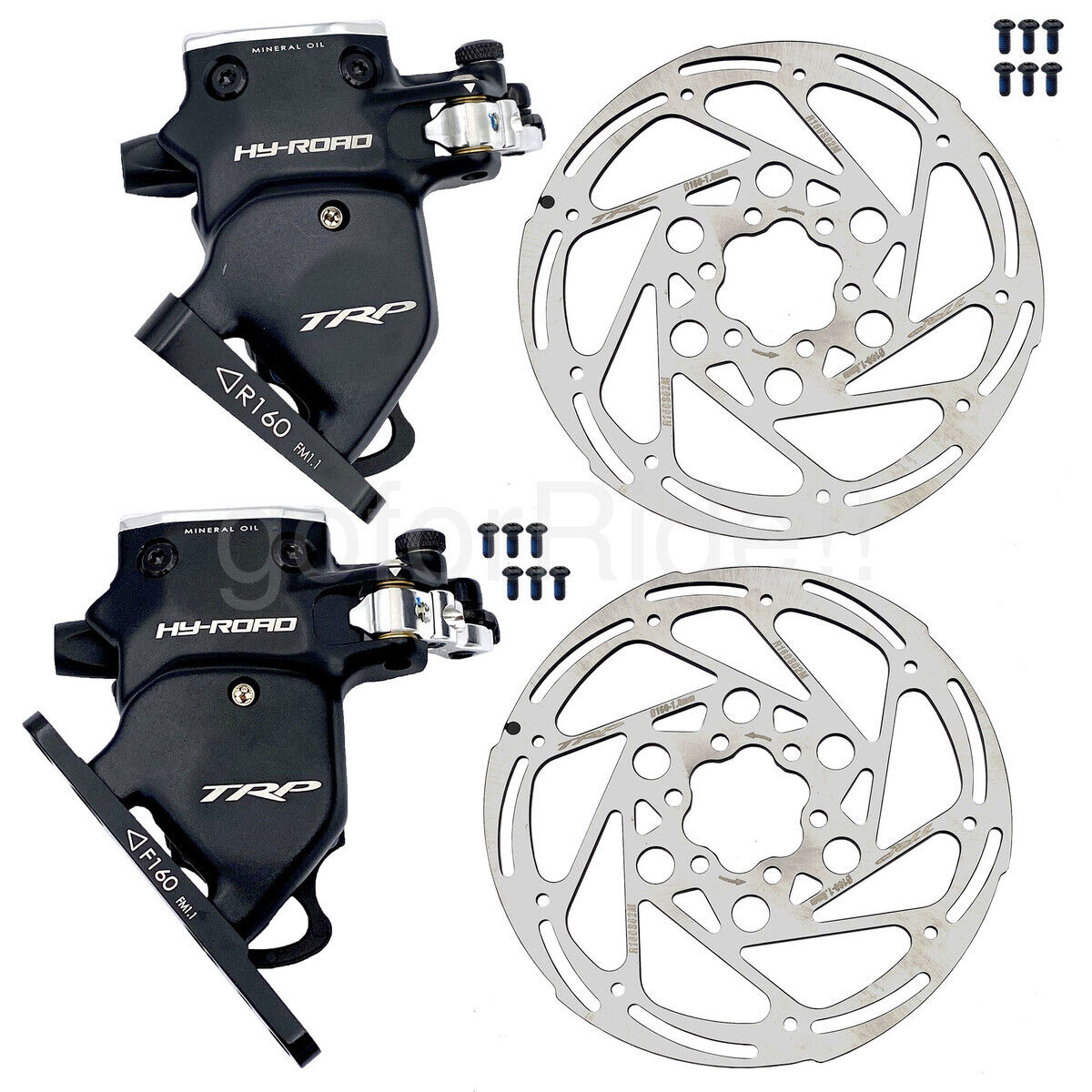 TRP HY/RD Road Hydraulic Flat Mount Disc Brake Caliper Front TRP HY/RD Road Hydraulic Flat Mount Disc Brake Caliper Front