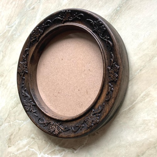 Round Photo Frame Wall Mounted Picture Decorative Floral Ornate Frames Circular - 第 4/6 張圖片