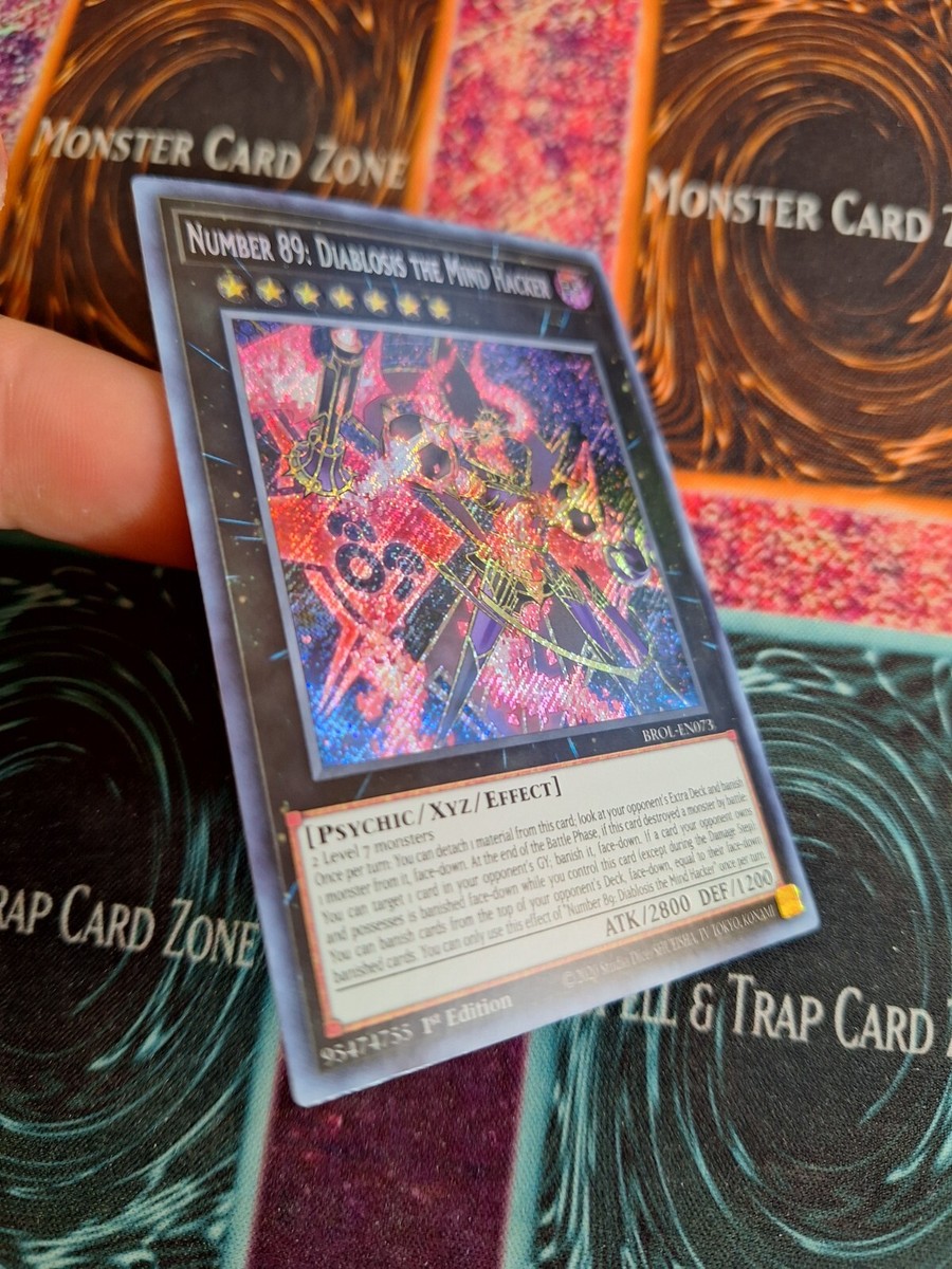 【超貴重プロモ盤】 BACTERIA / LOST Yu-Gi-Oh! Number 89: Diablosis the Mind Hacker BROL-EN073 Secret