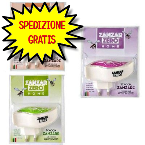 UEBER SCACCIA ZANZARE ULTRASUONI HOME FOGLIA COLORI VARI V 220 HZ 50  1pz