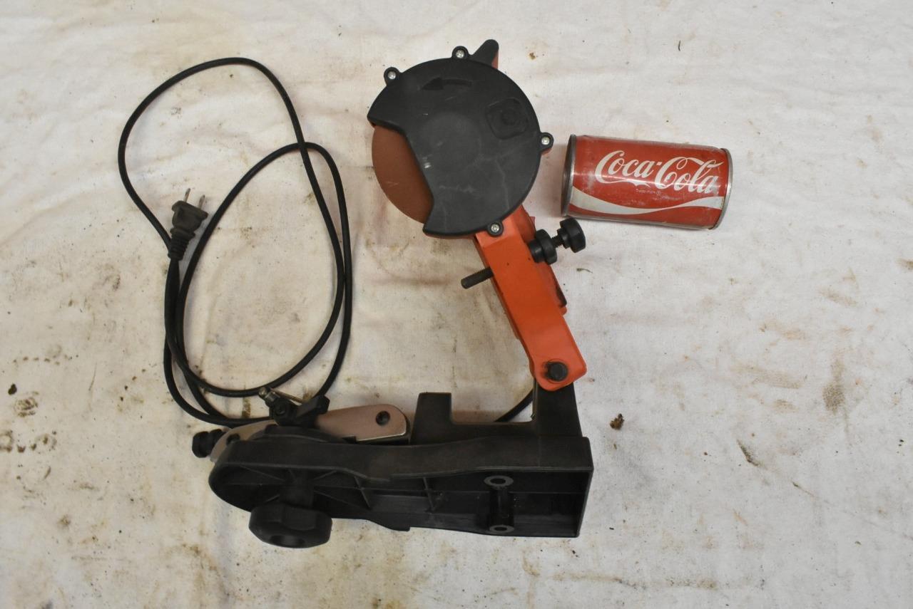 Electric Chain Saw Sharpener Grinder Bench Wall Vise Mount Chainsaw 4200 RPM