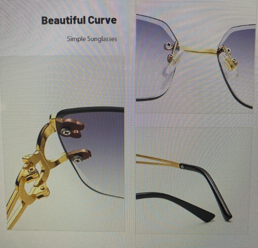 Exquisite & Fashionable Refined Leopard Women\'s Gold/Brown Sunglasses Set NEW! Exquisite & Fashionable Refined Leopard Women main image 4