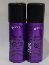 2 x  Smooth Sexy Hair Smooth & Seal Spray 1.3 oz each Anti-Frizz & Shine Spray