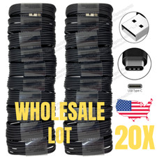 1/20X USB Type C Cable Fast Charging USB-A to USB-C Charger Cord Lot For Samsung