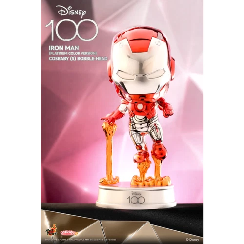 Marvel Iron Man Metallic Cosbaby Hot Toys Figure