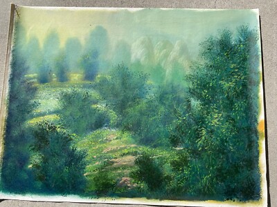 Cuban Landscape. Carlos Ariel. Graduate Of San Alejandro Art  & Cuban Prison.