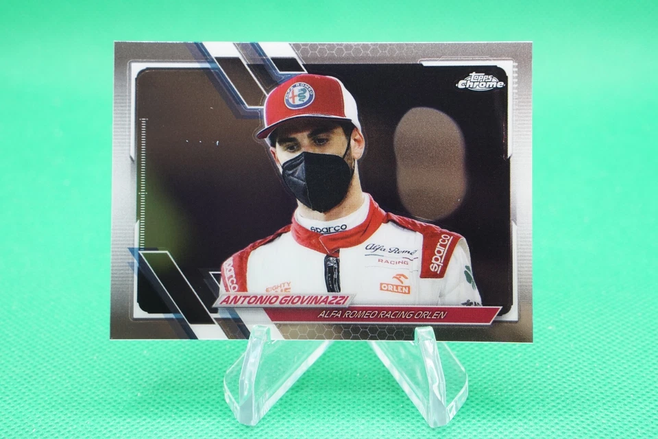 (4 Cards) 2021 Topps Chrome F1 Base F1 Racers #53 Antonio Giovinazzi SD9 - Image 3 of 4