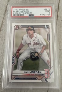 2021 Bowman Paper Prospects BP-71 Blaze Jordan -PSA 9