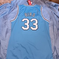 Large Larry Bird Indiana State Sycamores Blue NCAA Basketball Jersey Brand New