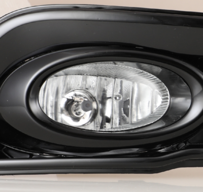 Pair Of Clear Lens Fog Lights For Honda Civic 2013-2015 - Complete Kit With Wiring & Switch