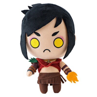 Dragon Age Morrigan Collector's Plush Figure Plushie Statue + Flame Spell