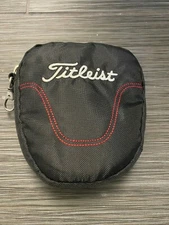 New Titleist Surefit Pouch Tour Wrench & Balls Premium Black Zipper Zip Bag