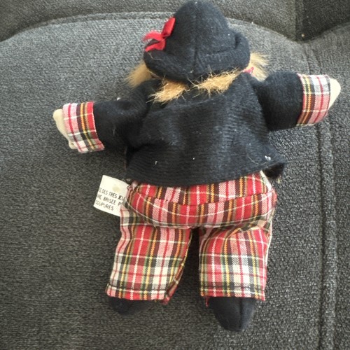Vintage französische Clownpuppe, Porzellangesicht - Bild 3 von 6