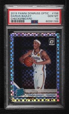 2019-20 Donruss Optic Rated Rookie Checkerboard Prizm Darius Bazley PSA 10 02zh