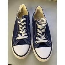 Converse All Star Navy Blue Canvas Low Top Sneakers Women's Size 5