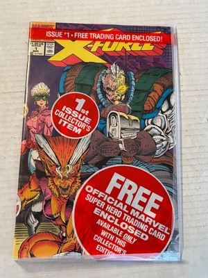 1991 Marvel X-Force #1 Comic Book /B831 Sealed w/ Deadpool Card
