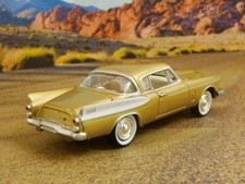 Supercharged 289ci V8 1957 Studebaker Golden Hawk Luxury Coupe 164 Scale Ltd Q