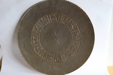 Large anodized aluminum platter Arthur Armour Zodiac Art Deco (30865)