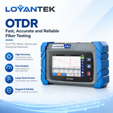 SM OTDR 1310/1550nm 26/24dm With OPM VFL OLS RJ45 Mini OTDR LOYANTEK Y43