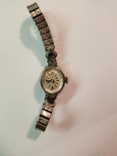Vintage BUREN 17 Jewels 10k Rgp Damenuhr läuft nicht