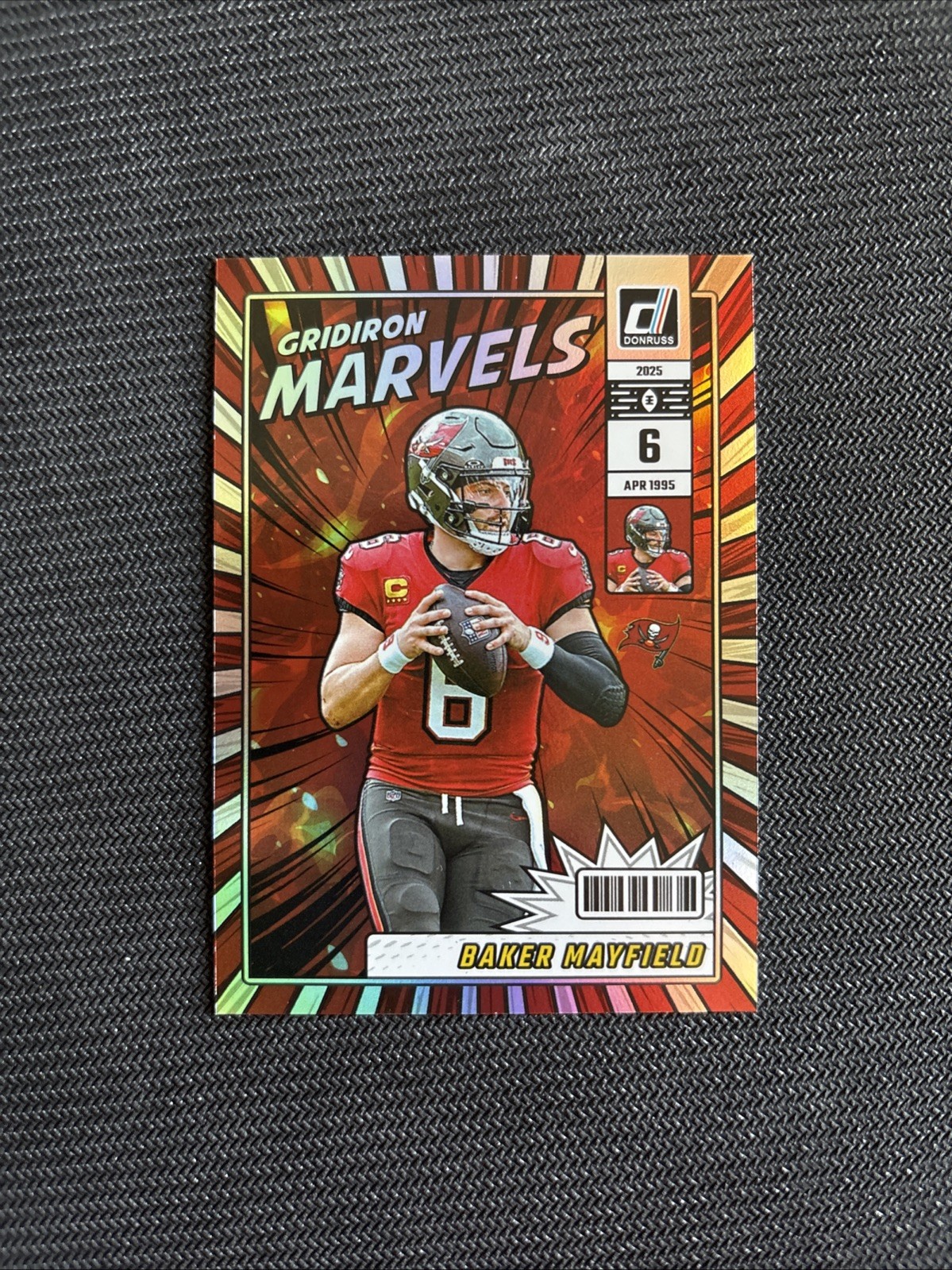 2025 Donruss Gridiron Marvels Baker Mayfield #GM-BMD Buccaneers