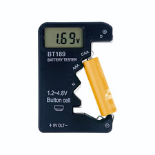 Battery Tester Checker, Universal Battery Checker Tester for AA AAA C D 9V 1.5V,