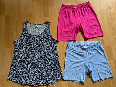 Sommer-Set Baumwolle/Viskose  Stretch  3 Teile Gr. L  neuwertig