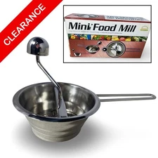 NEW Mini Stainless Steel Food Mill Great For Puree Kitchen Tools 5.75”