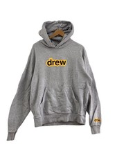 drew house hoodie, size M, cotton, gray, plain
