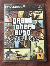 Grand Theft Auto San Andreas PS2 PlayStation 2 Game Vintage Video Game