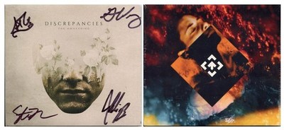 DISCREPANCIES 2 CDs - THE AWAKENING (2018, SIGNED) & THE RISE (2020), NEU