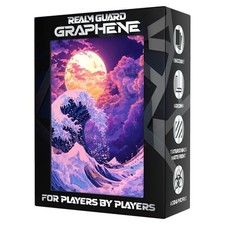 Graphene -100ct Textured Matte TCG/MTG Art Sleeves (Great Purple Wave)