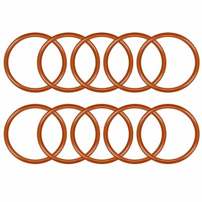 Silicone O-Ring 33mmx28.2mmx2.4mm VMQ Seal Rings Sealing Gasket Red 10PCS  KD *l