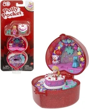 Mattel Collector - Polly Pocket Collector Ruby Red Ring Box, Mattel 80th Anniver