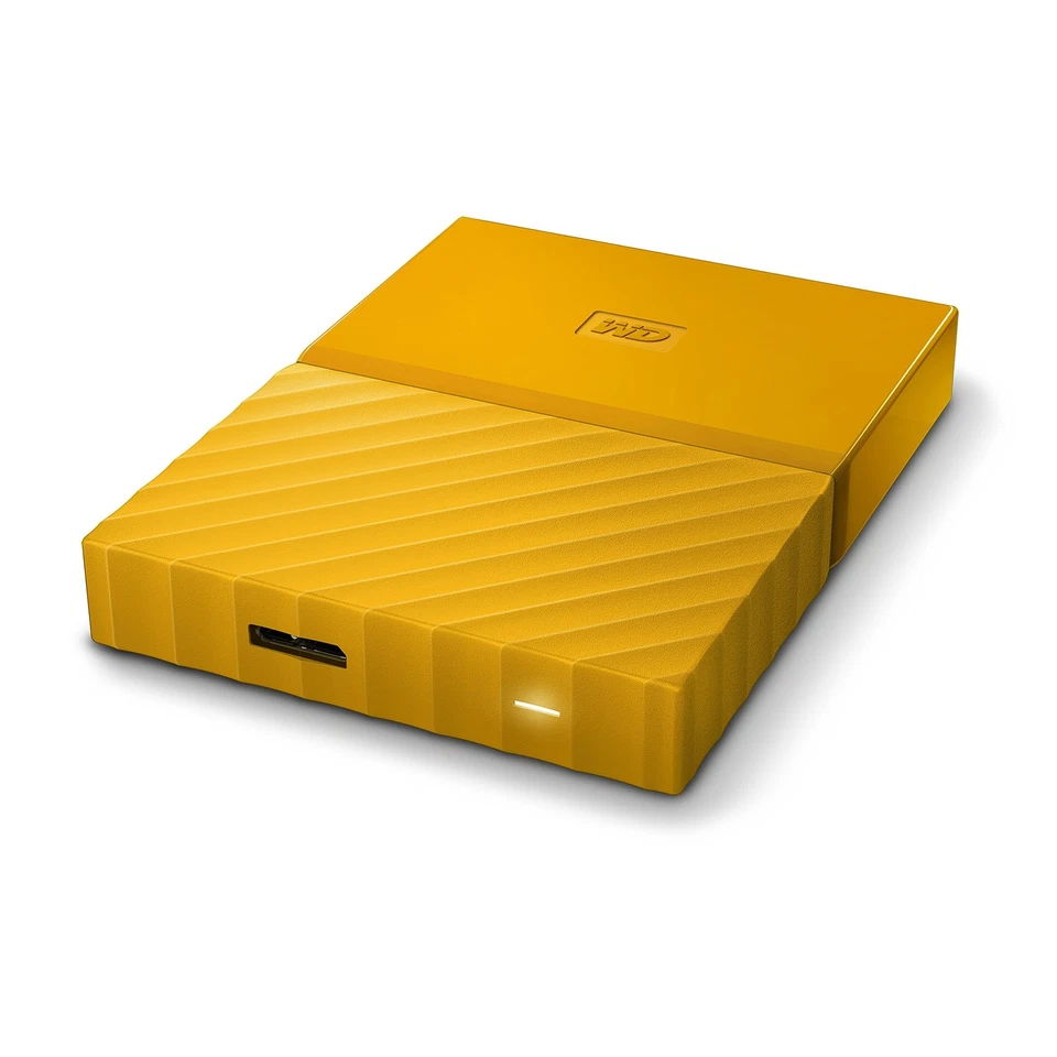 WD 4TB Yellow My Passport Portable External Hard Drive - WDBYFT0040BYL-WESN - Image 2 of 4
