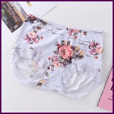 Spring Large Size Lace Pure Cotton Underwear Women's Seamless Antibacterial.