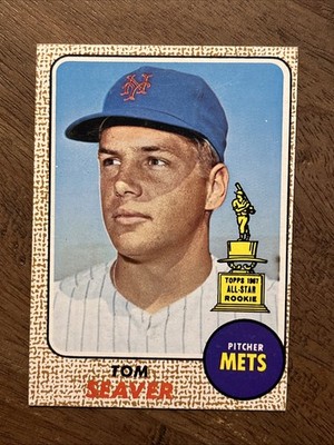 1968 Topps #45 Tom Seaver EXMT (small discolor on back)