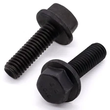 M8-1.25 x 20mm (20 pcs) Alloy Steel Flanged Washer Head Hex Bolts, Extra-Larg...