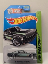 HOT WHEELS WORKSHOP, 2015 THEN&NOW, 65 MUSTANG 2+2 FASTBACK, 242/250 CFM01-D9B0Q